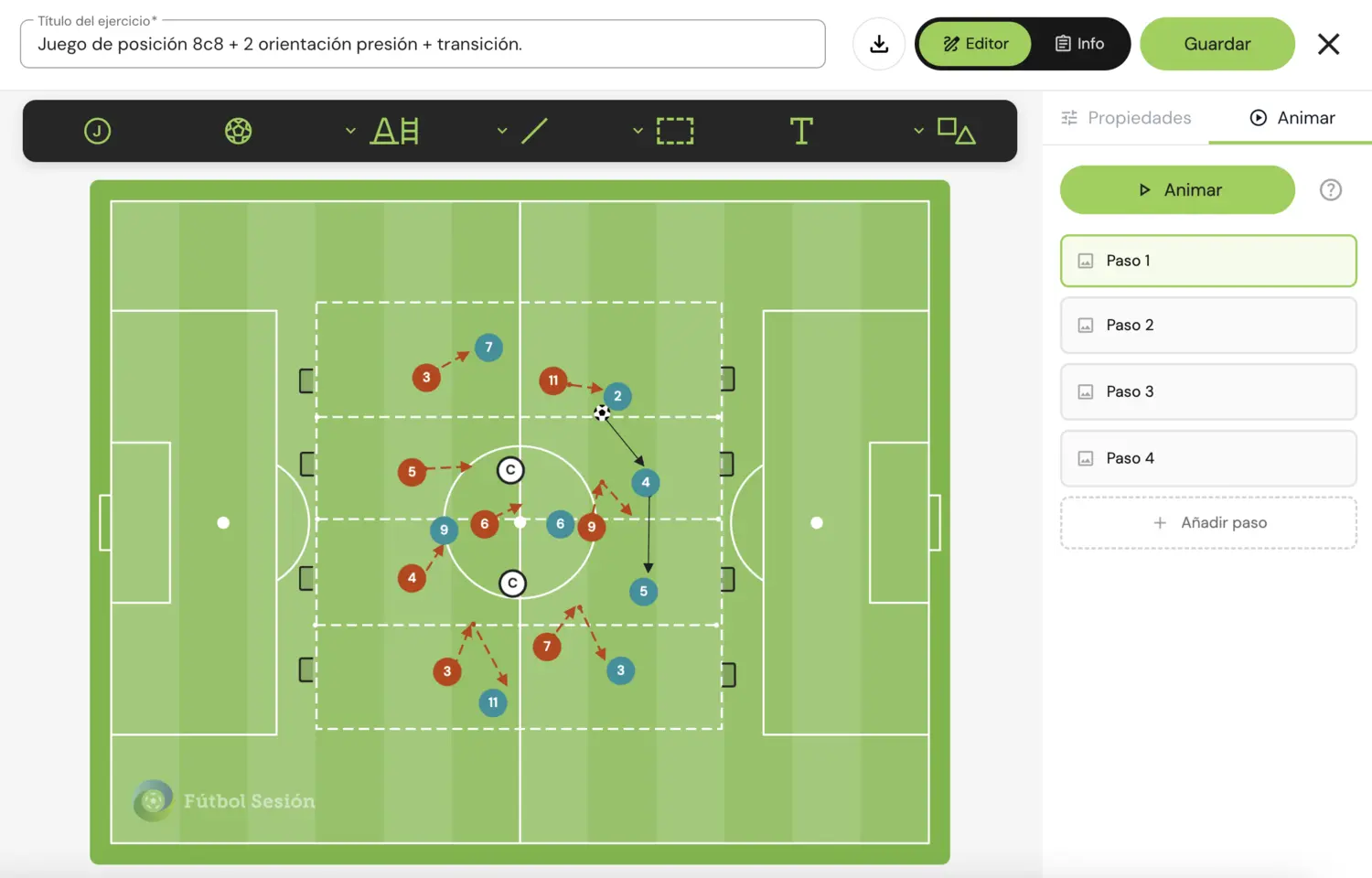 Crea y anima tus propios ejercicios